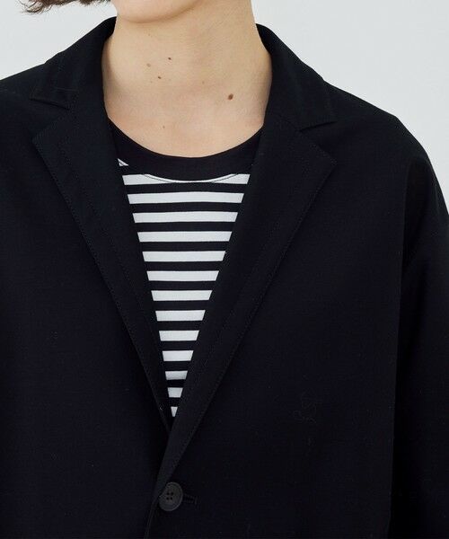 TOMORROWLAND / トゥモローランド テーラードジャケット | コットンジャージー チェスタージャケット | 詳細6