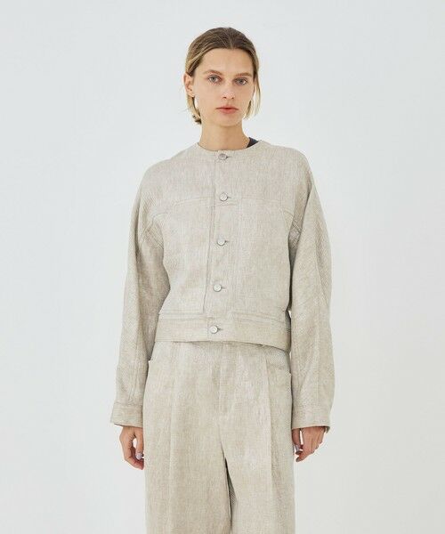 TOMORROWLAND / トゥモローランド ブルゾン | パールリネン ドルマンスリーブブルゾン | 詳細2