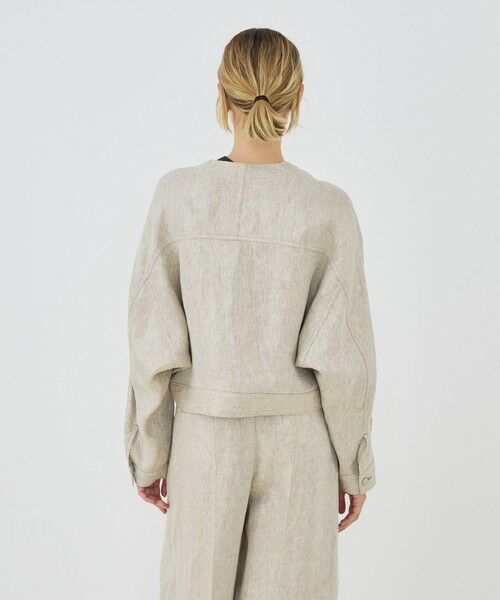 TOMORROWLAND / トゥモローランド ブルゾン | パールリネン ドルマンスリーブブルゾン | 詳細4