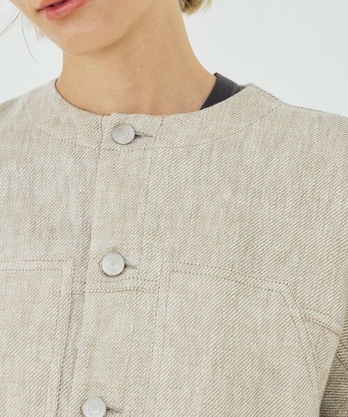 TOMORROWLAND / トゥモローランド ブルゾン | パールリネン ドルマンスリーブブルゾン | 詳細6