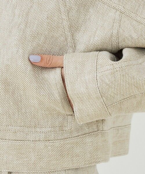 TOMORROWLAND / トゥモローランド ブルゾン | パールリネン ドルマンスリーブブルゾン | 詳細8