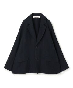 TOMORROWLAND / トゥモローランド テーラードジャケット | マリンカナパストライプ ラグランスリーブジャケット