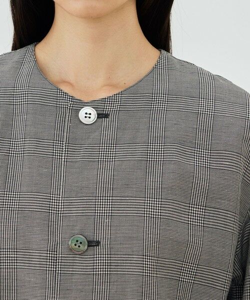 TOMORROWLAND / トゥモローランド ノーカラージャケット | リネンキュプラシルクコンパクト ノーカラージャケット | 詳細6