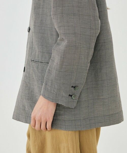 TOMORROWLAND / トゥモローランド ノーカラージャケット | リネンキュプラシルクコンパクト ノーカラージャケット | 詳細8