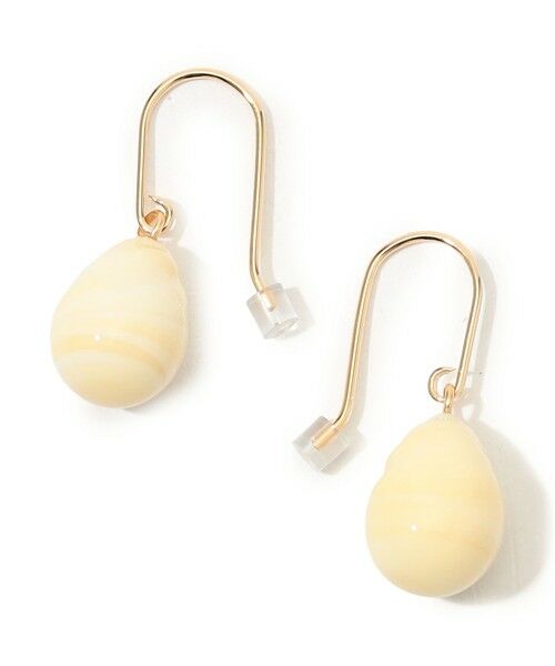 TOMORROWLAND / トゥモローランド ピアス・イヤリング | helena rohner glass ピアス（41 ライトベージュ）