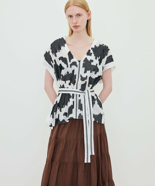 TOMORROWLAND / トゥモローランド シャツ・ブラウス | Devotion TWINS CELESTRA Vネックプルオーバー | 詳細2