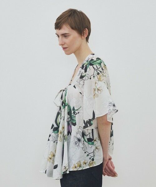 TOMORROWLAND / トゥモローランド シャツ・ブラウス | WRITEWELL bouquet 2WAYワイドプルオーバーブラウス | 詳細10