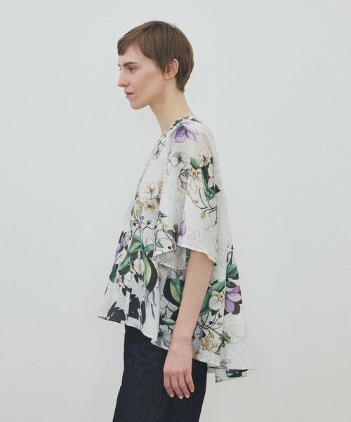 TOMORROWLAND / トゥモローランド シャツ・ブラウス | WRITEWELL bouquet 2WAYワイドプルオーバーブラウス | 詳細3