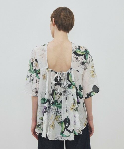 TOMORROWLAND / トゥモローランド シャツ・ブラウス | WRITEWELL bouquet 2WAYワイドプルオーバーブラウス | 詳細4