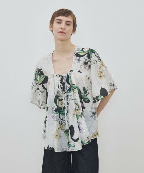 TOMORROWLAND / トゥモローランド シャツ・ブラウス | WRITEWELL bouquet 2WAYワイドプルオーバーブラウス | 詳細9