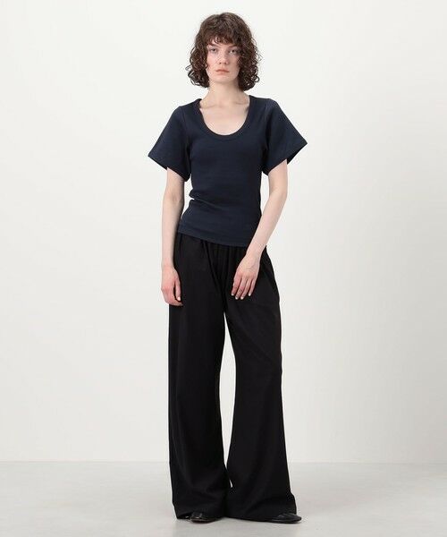 TOMORROWLAND / トゥモローランド Tシャツ | BY MALENE BIRGER LUNAI Uネックカットソー | 詳細1