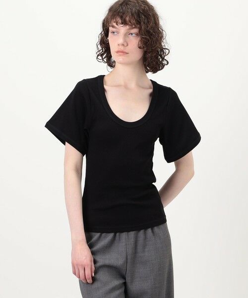 TOMORROWLAND / トゥモローランド Tシャツ | BY MALENE BIRGER LUNAI Uネックカットソー | 詳細2