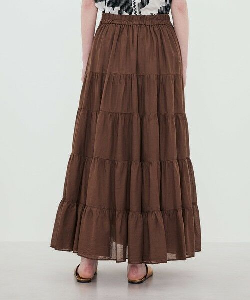TOMORROWLAND / トゥモローランド ロング・マキシ丈スカート | Devotion TWINS SAGE ティアードスカート | 詳細4