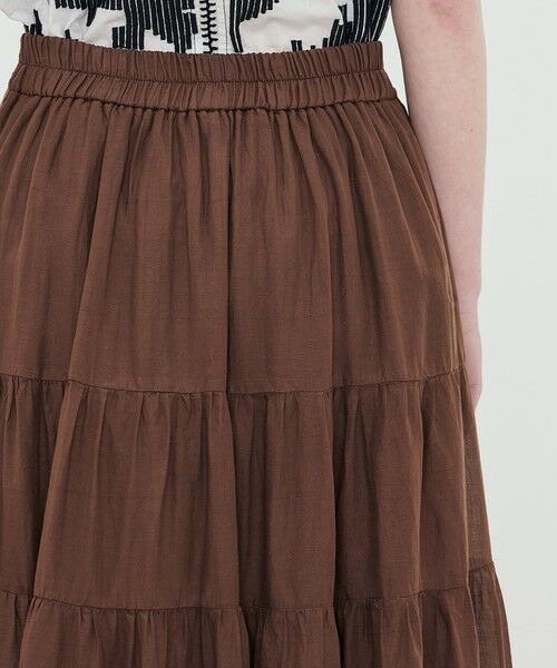 TOMORROWLAND / トゥモローランド ロング・マキシ丈スカート | Devotion TWINS SAGE ティアードスカート | 詳細6