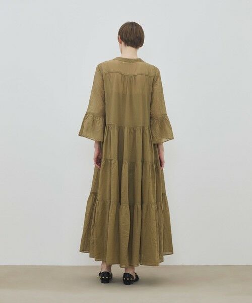 TOMORROWLAND / トゥモローランド ロング・マキシ丈ワンピース | Devotion TWINS AMBER ギャザーティアードワンピース | 詳細3