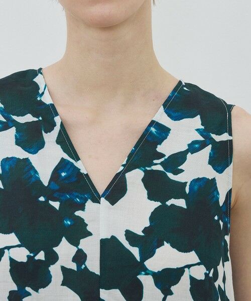 TOMORROWLAND / トゥモローランド ロング・マキシ丈ワンピース | WRITEWELL Prism-mineral Vネックワンピース | 詳細5