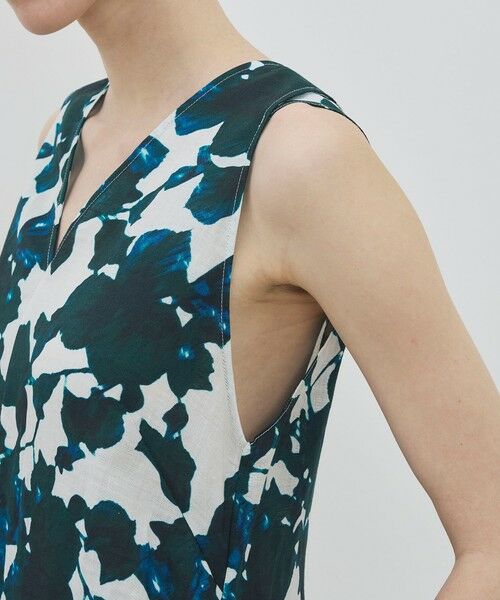 TOMORROWLAND / トゥモローランド ロング・マキシ丈ワンピース | WRITEWELL Prism-mineral Vネックワンピース | 詳細6