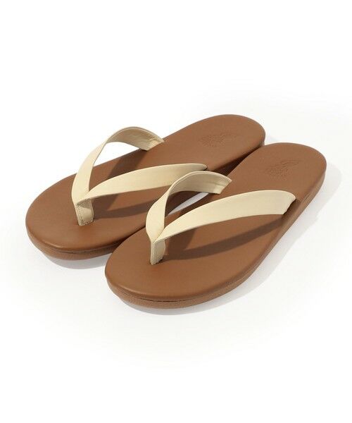 TOMORROWLAND / トゥモローランド サンダル | Ancient Greek Sandals SAIONARA トングサンダル(44 ブラウン系)