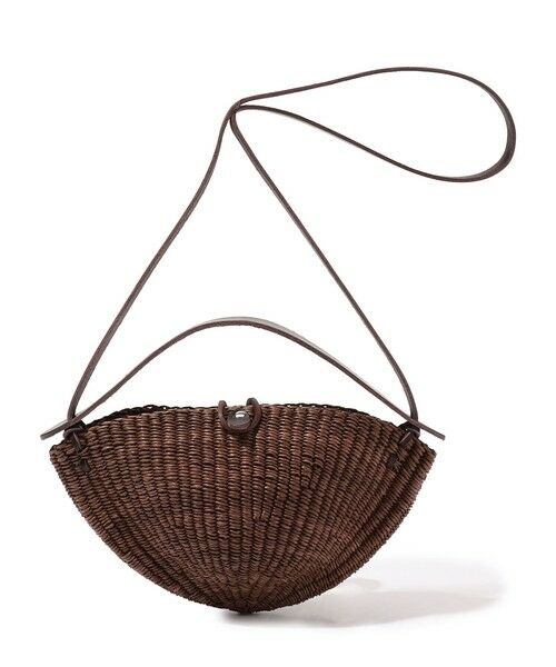 TOMORROWLAND / トゥモローランド かごバック | INES BRESSAND SMALL WALNUT ショルダーバッグ（49 ダークブラウン）