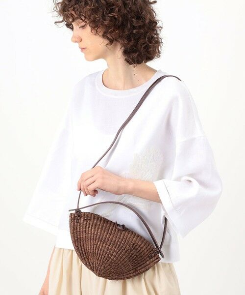 TOMORROWLAND / トゥモローランド かごバック | INES BRESSAND SMALL WALNUT ショルダーバッグ | 詳細1