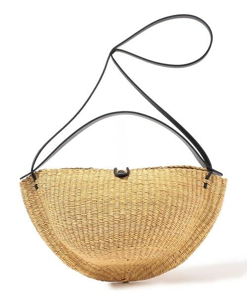 TOMORROWLAND / トゥモローランド かごバック | INES BRESSAND MEDIUM WALNUT ショルダーバッグ（43 ベージュ）