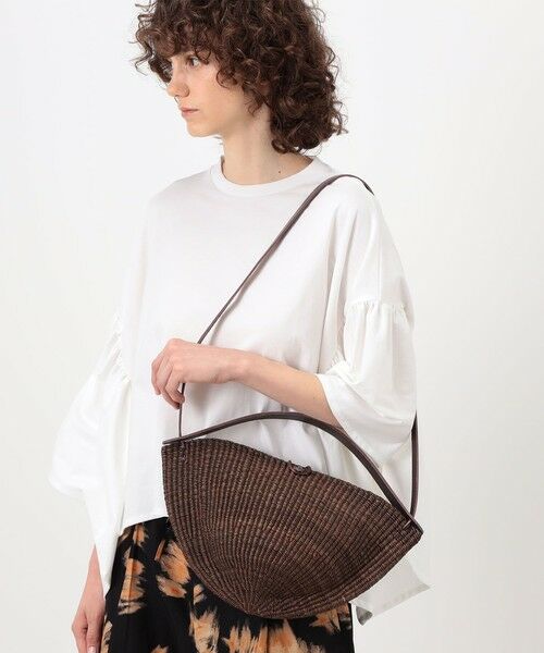 TOMORROWLAND / トゥモローランド かごバック | INES BRESSAND MEDIUM WALNUT ショルダーバッグ | 詳細12