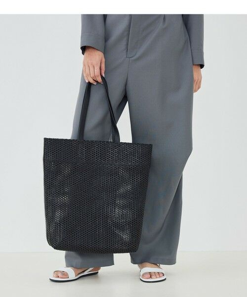 TOMORROWLAND / トゥモローランド トートバッグ | GALERIE VIE レザーメッシュトートバッグ | 詳細1