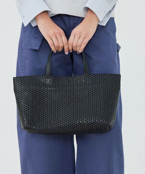 TOMORROWLAND / トゥモローランド トートバッグ | GALERIE VIE レザーメッシュトートバッグ | 詳細1