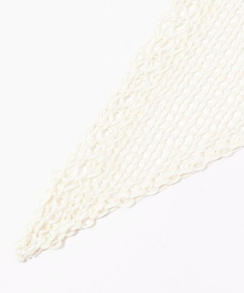 TOMORROWLAND / トゥモローランド マフラー・ショール・スヌード・ストール | ASAUCE MELER シルクニット トライアングルスカーフ | 詳細3