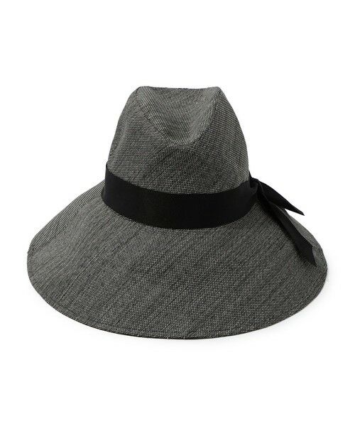 TOMORROWLAND / トゥモローランド ハット | KIJIMA TAKAYUKI PAPER CLOTH トリミングハット（17 チャコールグレー）