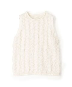 TOMORROWLAND / トゥモローランド ニット・セーター | LAUREN MANOOGIAN TUFTED SHELL ノースリーブプルオーバー