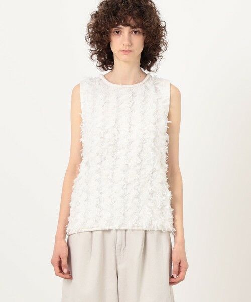 TOMORROWLAND / トゥモローランド ニット・セーター | LAUREN MANOOGIAN TUFTED SHELL ノースリーブプルオーバー | 詳細2