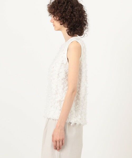 TOMORROWLAND / トゥモローランド ニット・セーター | LAUREN MANOOGIAN TUFTED SHELL ノースリーブプルオーバー | 詳細3