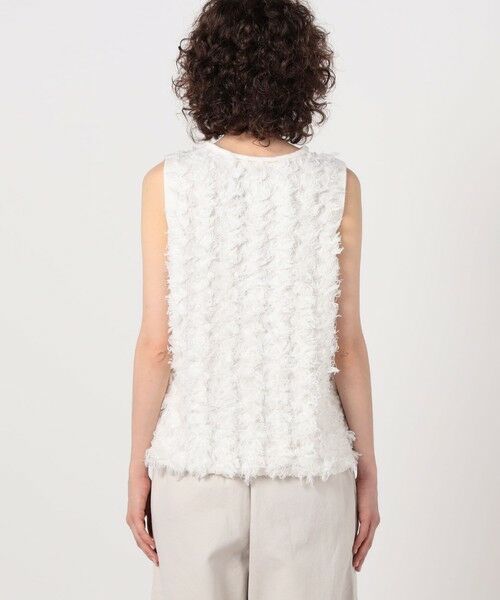 TOMORROWLAND / トゥモローランド ニット・セーター | LAUREN MANOOGIAN TUFTED SHELL ノースリーブプルオーバー | 詳細4