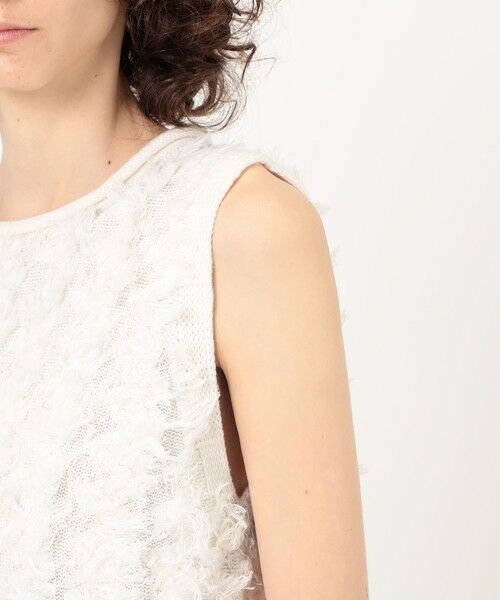 TOMORROWLAND / トゥモローランド ニット・セーター | LAUREN MANOOGIAN TUFTED SHELL ノースリーブプルオーバー | 詳細5