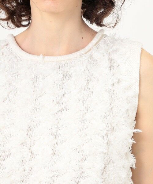 TOMORROWLAND / トゥモローランド ニット・セーター | LAUREN MANOOGIAN TUFTED SHELL ノースリーブプルオーバー | 詳細6