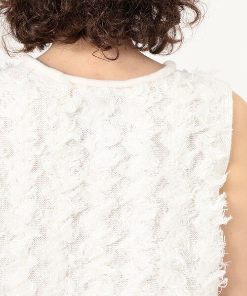 TOMORROWLAND / トゥモローランド ニット・セーター | LAUREN MANOOGIAN TUFTED SHELL ノースリーブプルオーバー | 詳細7