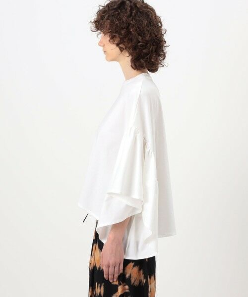 TOMORROWLAND / トゥモローランド カットソー | HAVERSACK コットンジャージー フリルスリーブプルオーバー | 詳細3