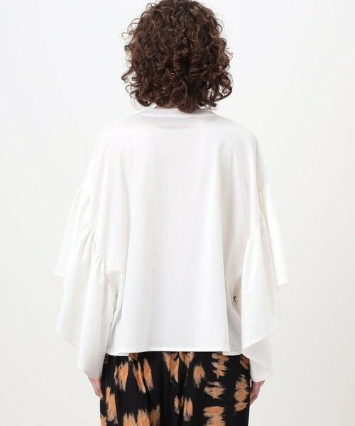 TOMORROWLAND / トゥモローランド カットソー | HAVERSACK コットンジャージー フリルスリーブプルオーバー | 詳細4