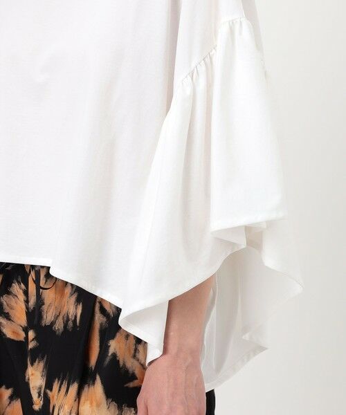 TOMORROWLAND / トゥモローランド カットソー | HAVERSACK コットンジャージー フリルスリーブプルオーバー | 詳細7