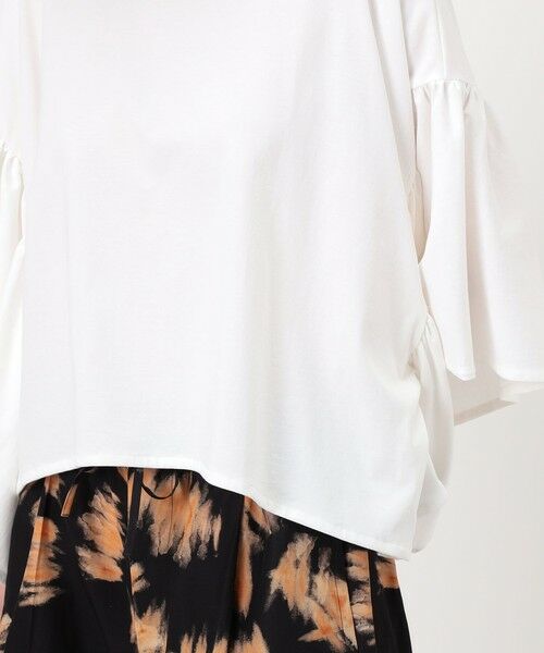 TOMORROWLAND / トゥモローランド カットソー | HAVERSACK コットンジャージー フリルスリーブプルオーバー | 詳細8