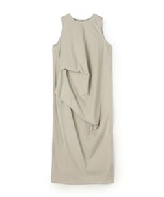 TOMORROWLAND / トゥモローランド ロング・マキシ丈ワンピース | LAUREN MANOOGIAN RIPSTOP アシンメトリータックワンピース