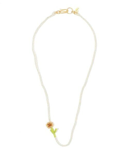 TOMORROWLAND / トゥモローランド ネックレス・ペンダント・チョーカー | Pura Utz Mini Brown Flor ネックレス（12 ホワイト系）