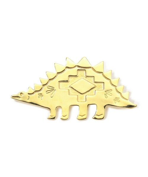TOMORROWLAND / トゥモローランド ブローチ・コサージュ | ADRAR Stegosaurus ブローチピン（91 ゴールド）