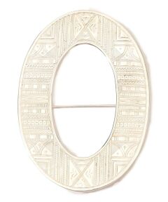 TOMORROWLAND / トゥモローランド ブローチ・コサージュ | ADRAR Oval シルバー ピンブローチ