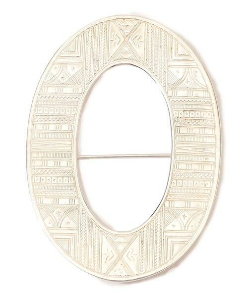 TOMORROWLAND / トゥモローランド ブローチ・コサージュ | ADRAR Oval シルバー ピンブローチ（81 シルバー）