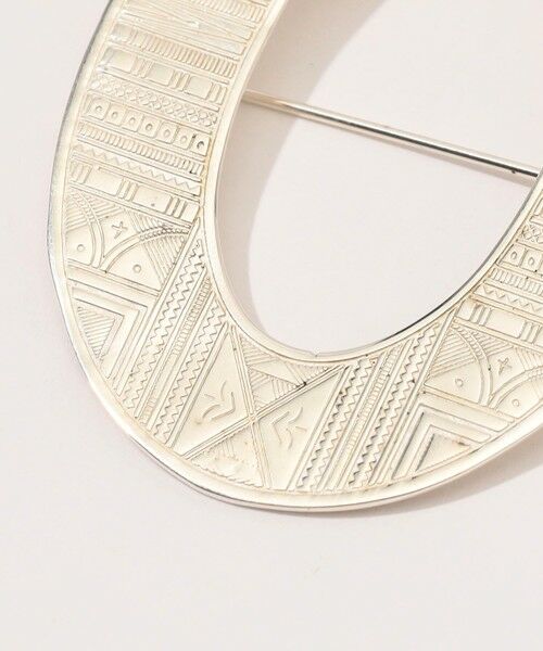 TOMORROWLAND / トゥモローランド ブローチ・コサージュ | ADRAR Oval シルバー ピンブローチ | 詳細4