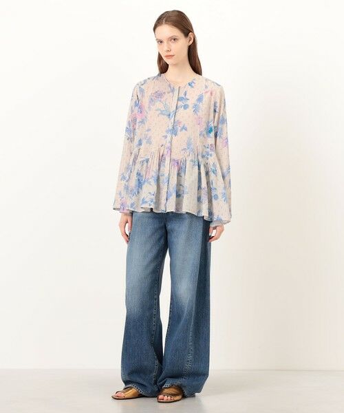 TOMORROWLAND / トゥモローランド シャツ・ブラウス | ne Quittez pas Dot Dobby Bouquet ブラウス | 詳細1