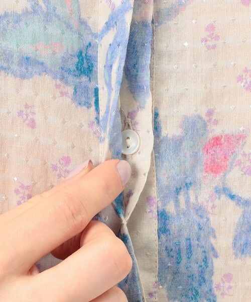 TOMORROWLAND / トゥモローランド シャツ・ブラウス | ne Quittez pas Dot Dobby Bouquet ブラウス | 詳細8