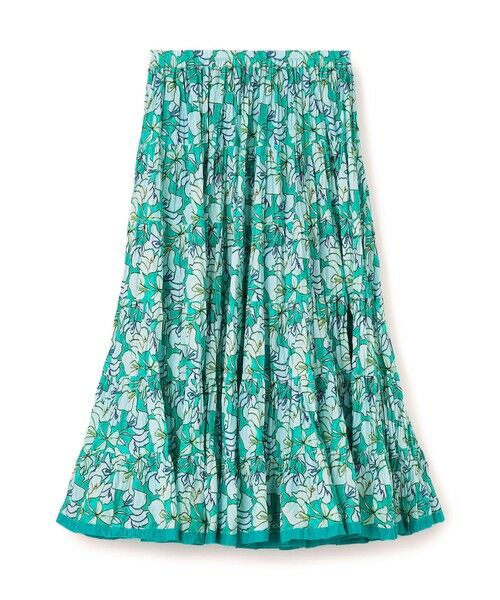 TOMORROWLAND / トゥモローランド ロング・マキシ丈スカート | 【WEB先行予約・別注】MARIHA Flower Poem 草原の虹のスカート（62 グリーン系）